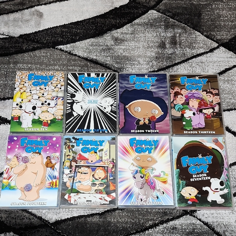 FAMILY GUY SEASONS 10-11-12-13-14-15-16 &17 DVD SETS COMEDY ANIMATED SITCOM